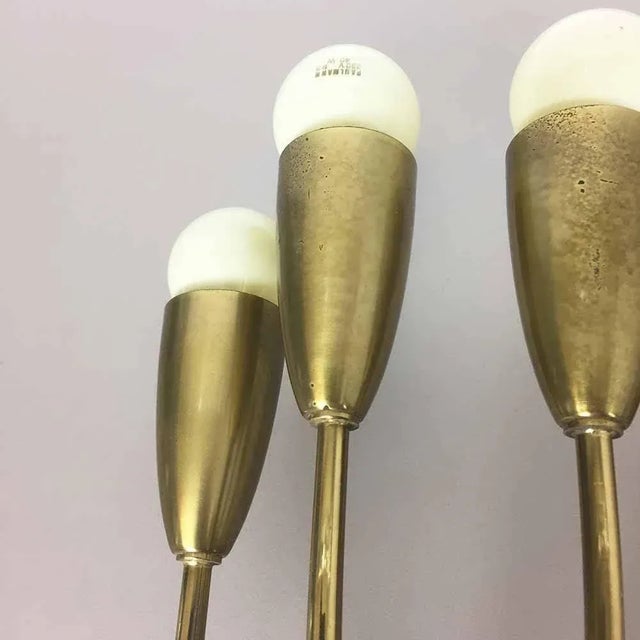 Metal Italian Wall Light in Metal and Brass, 1960s For Sale - Image 7 of 10