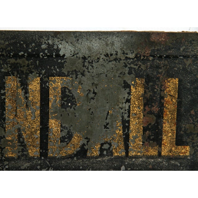 American Antique 19th Century Gold Leaf Medical Doctor Architectural Sign For Sale - Image 3 of 6
