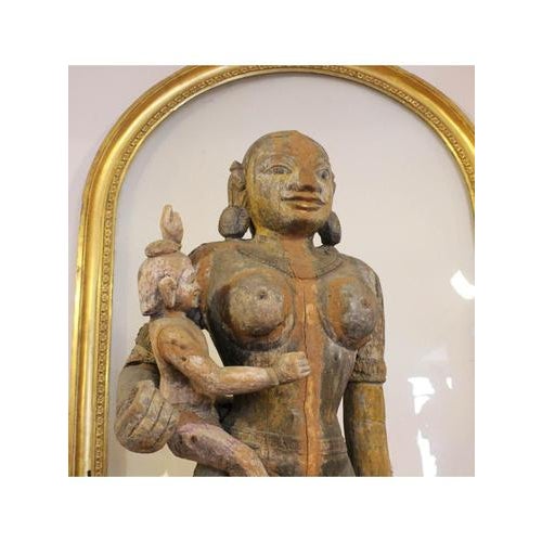 Unknown, Motherhood, Early 1900s, Teak For Sale - Image 15 of 16