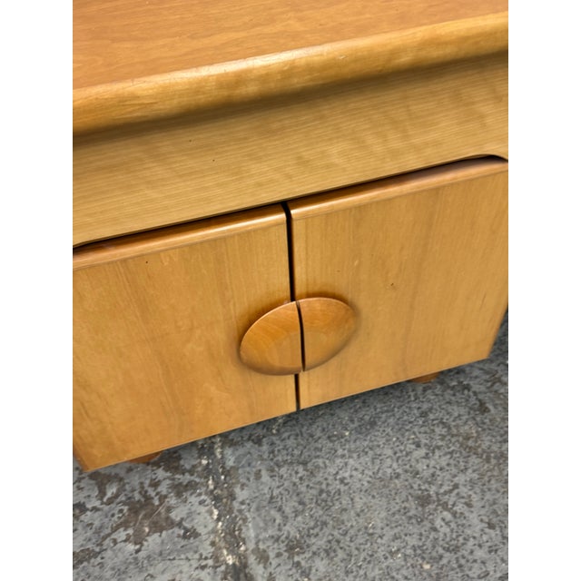 Mid-20th Century Danish Modern Cherry Nightstands, Pair For Sale - Image 4 of 12