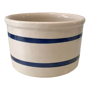 Vintage Robinson Ransbottom 1 Qt Low Jar