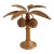 Mario Lopez Torres Style Rattan Palm Tree Table Lamp For Sale