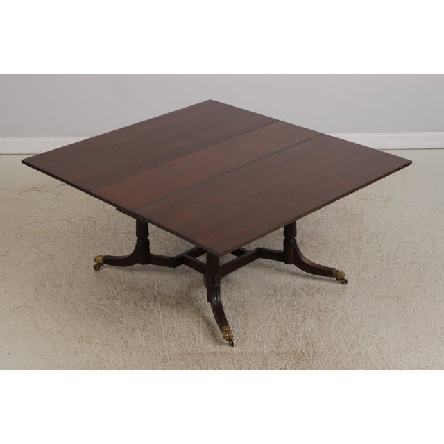 Kittinger Kittinger Colonial Williamsburg Cw-177 3 Part Dining Banquet Table For Sale - Image 4 of 18
