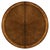 54 Inch Round Inlaid Walnut Pedestal Dining Table With Leaves Seats 4 to 8 People For Sale - Image 10 of 14