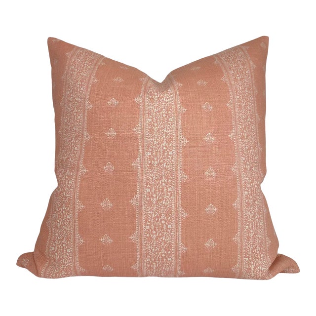Fez Terracotta Pillow Cover, 22x22 Pillow For Sale
