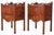 Antique Georgian Revival Mahogany Bedside Tables, 1950s, Set of 2 For Sale - Image 12 of 12