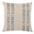 Rustic Schumacher Kudu Stripe 20" Pillow in Black For Sale - Image 3 of 3