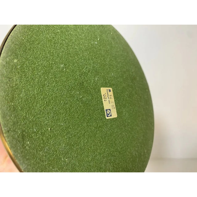 1990s Vintage Table Lamp in Polished Brass with Frosted Glass Dome from Peill & Putzler, 1960s For Sale - Image 5 of 8