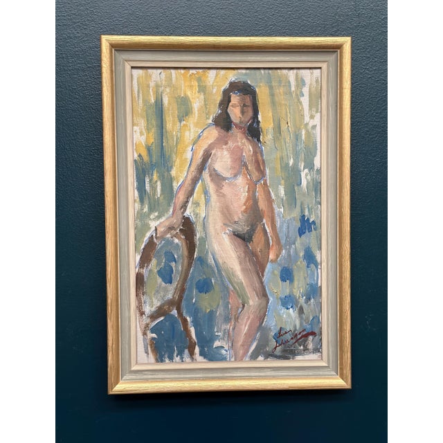 Sven Johansson, Nude Model Study, 1960s, Oil on Canvas, Framed For Sale - Image 14 of 14