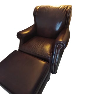 Stickley Craftsman Club Chair & Ottoman For Sale