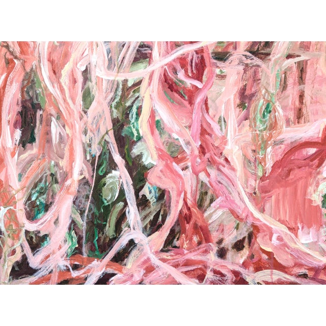 Kristi Haines Herman “The Trees of Comfort 1” Contemporary Gestural Abstract Expressionist Painting, 2024 For Sale In Houston - Image 6 of 9