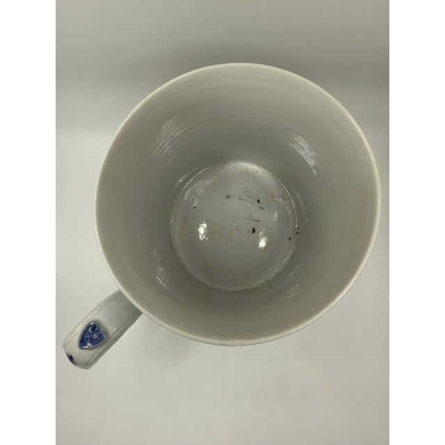 18th Century Chinese Export Famille Rose Mandarin Palette Cider Mug, Qianlong Period For Sale - Image 9 of 10