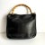 GUCCI Diana Era Bag Bamboo Top Handle Purse Vintage Designer Black Leather Authentic, comes with certificate of...