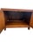 Wood Vintage Asian Modern Walnut Storage End Tables With Brass Hardware – Pair For Sale - Image 7 of 8