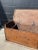 Wood Early 19th Century Primitive Petite Solid Wood Chest With Hand-Hewn Details and Exposed Dovetail Joinery For Sale - Image 7 of 8