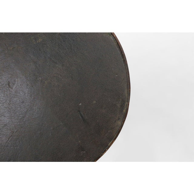 Industrial Black Metal Stool with Frame, France, 1920s For Sale - Image 14 of 15