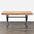 Wood Moe's Industrial Style Desk With Solid Wood Top and Metal Legs For Sale - Image 7 of 11