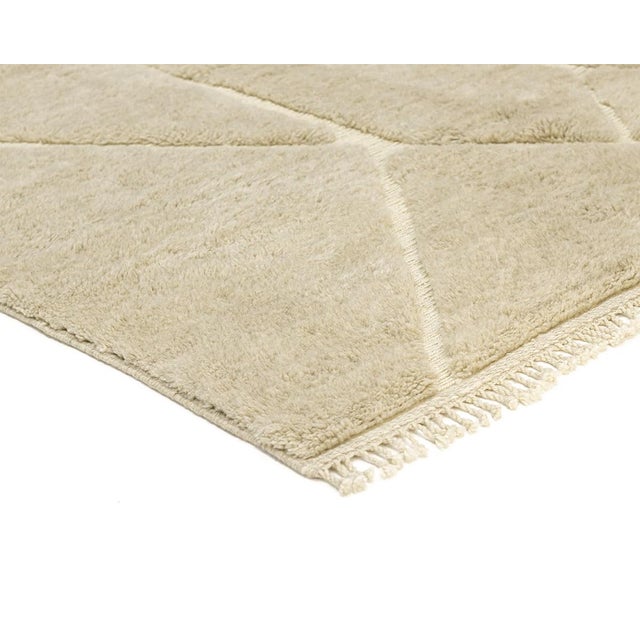 Brown Hand-Knotted Wool Rug by Azele Studio For Sale - Image 8 of 10