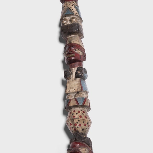 Nigerian Yoruba Veranda Post, C. 1950 For Sale - Image 4 of 6