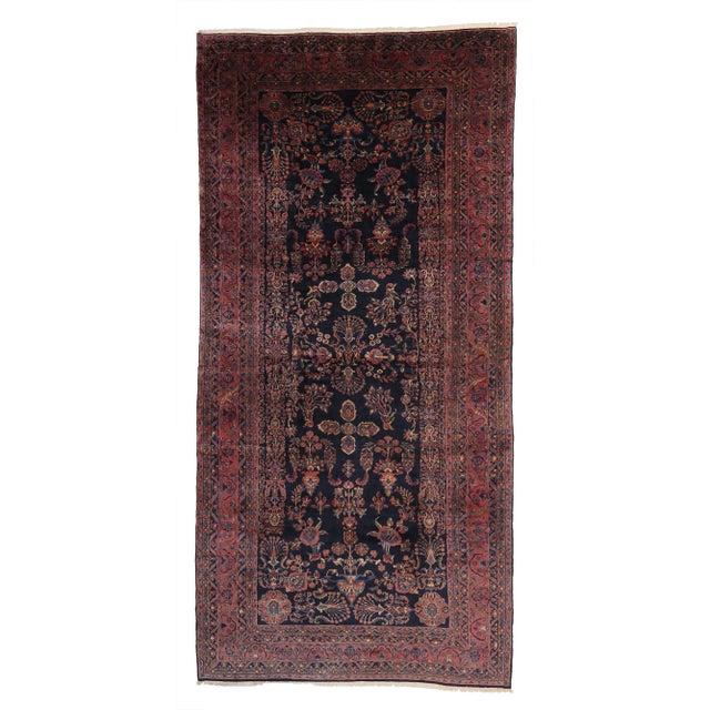 Textile Oversized Antique Persian Sarouk Rug - 12'00 X 25'00 For Sale - Image 7 of 7