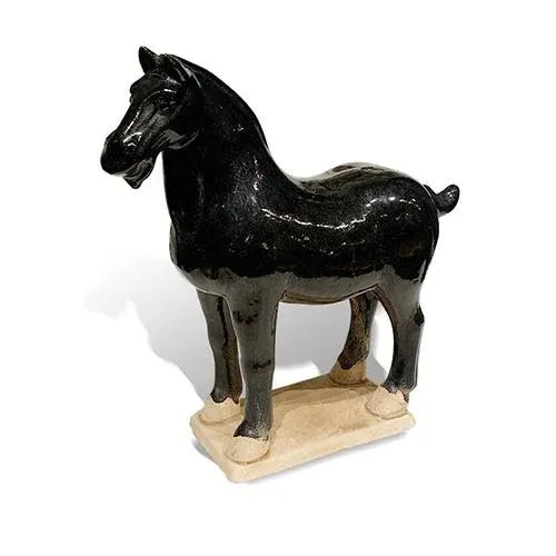 1990s Asian Tang Dynasty Horse-Black For Sale In New York - Image 6 of 6