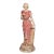 Traditional Late 19th Century Italian sculpture. Carved with fine marble and pink alabaster, this piece depicts a...