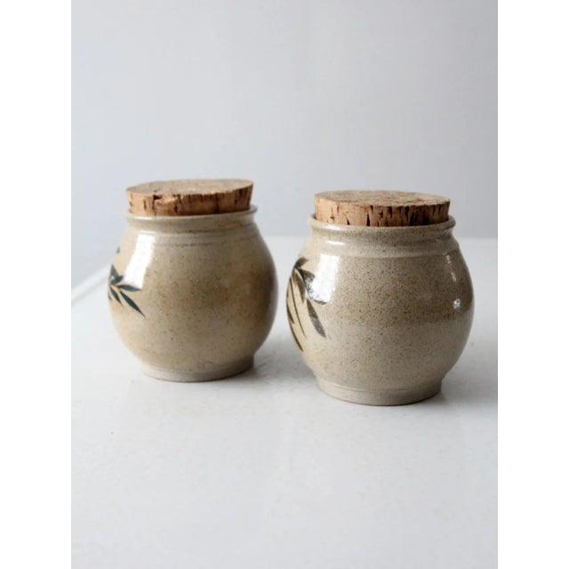 Contemporary Vintage Lakeside Pottery Jars Pair For Sale - Image 3 of 12