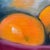 Vintage Oil Painting Still Life of Oranges & Green Glass Bottle Framed - Unsigned For Sale - Image 4 of 11