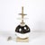 Modernist Mercury Glass Table Lamps With Leather Wrapped Bases by Lorin Marsh For Sale - Image 15 of 17