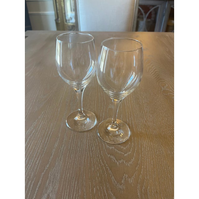 Late 20th Century Schott Zwiesel Crystal Wine Glasses- a Pair For Sale - Image 5 of 5