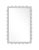 Contemporary Fleur Home Garden District Valmont Rectangle Mirror in Graytint, 23.5x38.75 For Sale - Image 3 of 3