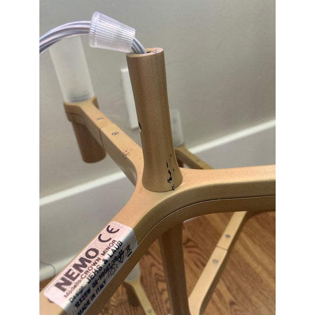 Crown Minor Nemo Chandelier in "Crown Gold" For Sale - Image 12 of 12