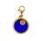 Diamond Shooting Star Celestial Sky Zodiac Heaven Space Galaxy Universe Medallion Charm 18 Karat Yellow Gold Blue Lapis...