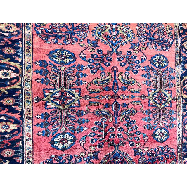 Textile Antique Persian Lilihan Rug For Sale - Image 7 of 9