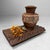 Japanese Wooden Chazutsu Tea Caddy with Natural Bark, 1960s For Sale - Image 10 of 12