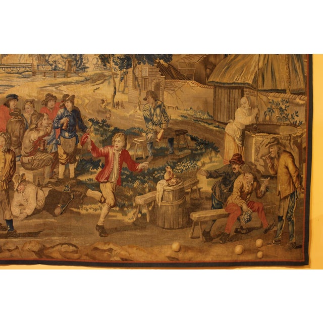 Brussels Tapestry after Teniers, 1700s For Sale - Image 12 of 14