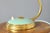 Black Green and Brass Table Lamp by Helo, 1950s For Sale - Image 8 of 11