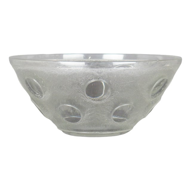 Art Deco Glass Bowl by Daum, 1930s For Sale