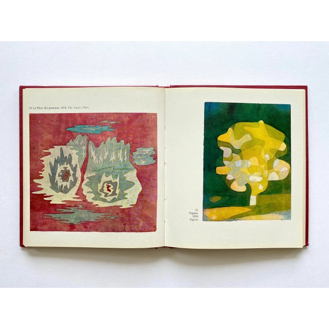 Paul Klee Vintage 1974 First Edition Lithograph Print Mid Century Modernist Hardcover Art Book For Sale - Image 11 of 12