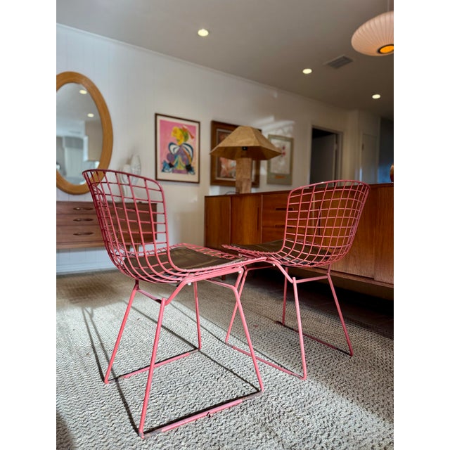 A Set of Four Vintage Harry Bertoia Side Chairs for Knoll, Circa 1950s-70s For Sale - Image 9 of 14