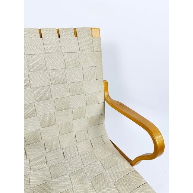 Beige Eva Chair by Bruno Mathsson for Firma Karl Mathsson, Sweden, 2004 For Sale - Image 8 of 9