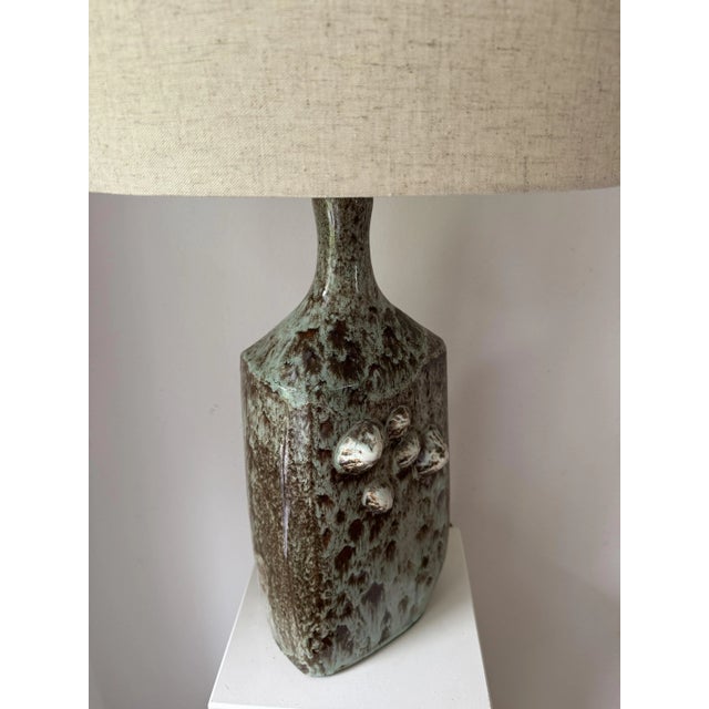Danish Studio Ceramic Lamp, 1960s For Sale - Image 6 of 18