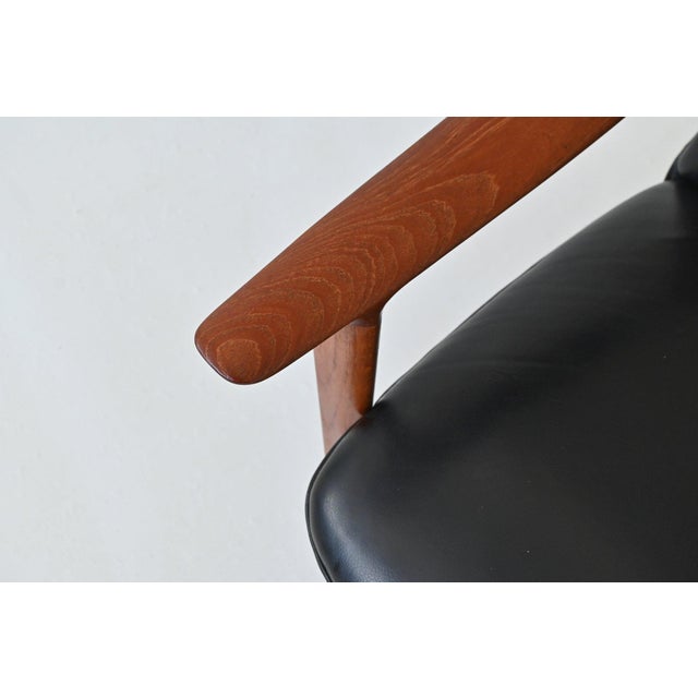 Scandinavian Lounge Chairs in Teak and Leather from Westnofa, Norway, 1960s, Set of 2 For Sale - Image 18 of 18