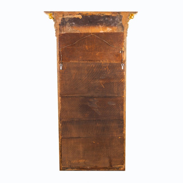 Early 19th Century Sheraton Gilt Gesso Tabernacle Mirror, Attributed to Waterhouse, Circa 1810 For Sale - Image 5 of 5