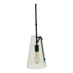 Modern Metal and Glass Pendant Light