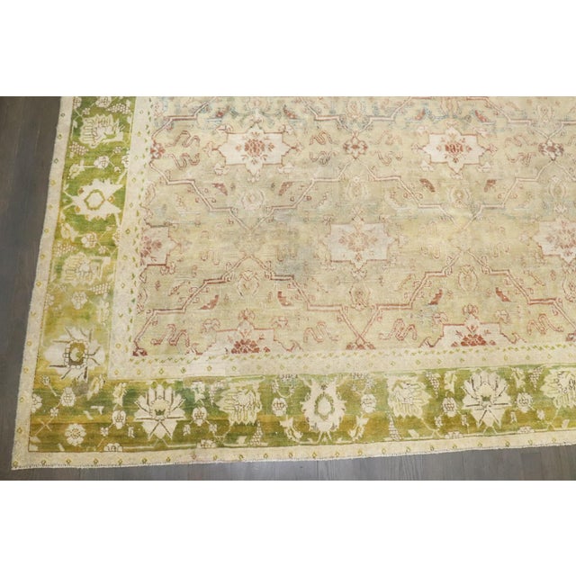 Square 19th Century Agra Carpet - 8'5" x 8'8" For Sale - Image 4 of 9