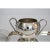 1920s Art Deco Mark Co. Silver Plate Creamer, Sugar Bowl, Tray - Set of 3 For Sale - Image 4 of 8