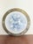 Art Nouveau Brass and Ceramic Dessert Stand, 1930s For Sale - Image 9 of 9