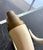 Metal Postmod Faux Elephant Tusk Brass & Lucite Console For Sale - Image 7 of 10
