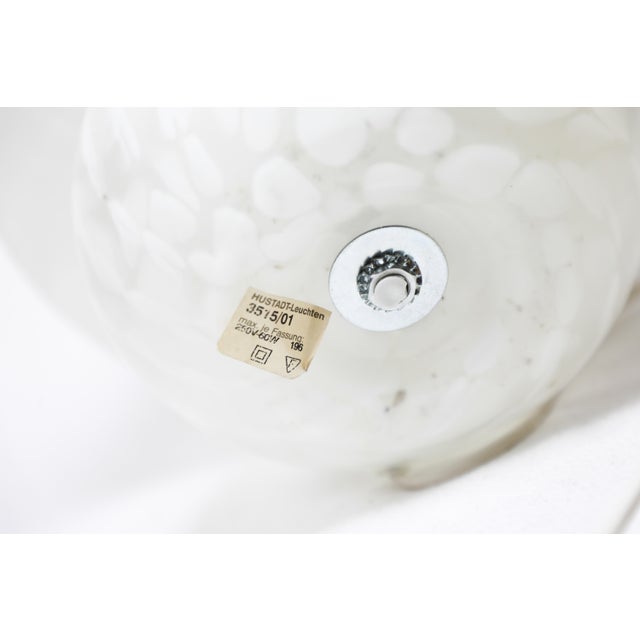 Glass Vintage Murano Glass Mushroom Table Lamp by Hustadt Leuchten, 1970s For Sale - Image 7 of 10